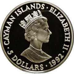 5 Dollars - Elizabeth II Summer Olympics