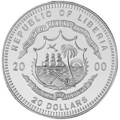 20 Dollars HMS Sovereign of the Seas