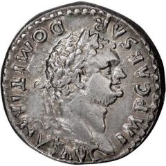Denarius - Domitian TR P IX IMP XV COS VIII P P