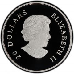 20 Dollars - Elizabeth II Topaz Crystal Snowflake