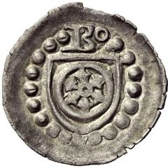 1 Pfennig - Theodoric I Schenk of Erbach