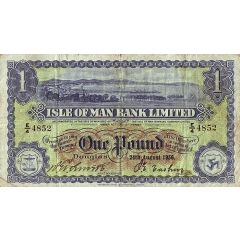 1 Pound Isle of Man Bank