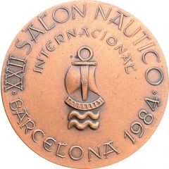 Medal - 22nd international nautical exhibition in Barcelona 1984