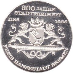 Medal - 800 Jahre Stadtfreiheit Freie Hansestadt Bremen
