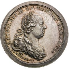 Medal - Homage by the city of Nuremberg for the Coronation of Leopold II as Holy Roman Emperor
