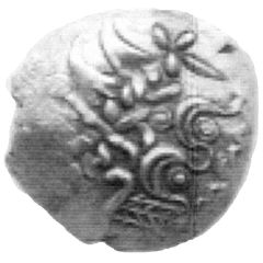 Gold ¼ Stater Double Sunburst