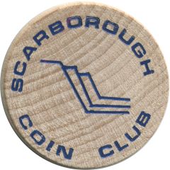 Wooden Token - Scarborough Coin Club Ontario