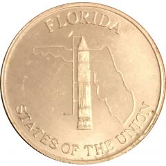 Token - Shell’s States of the Union Coin Game, Version 2 Florida / Illinois