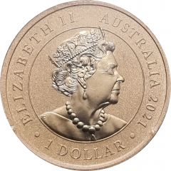 1 Dollar - Elizabeth II 6th Portrait - Year of the Ox