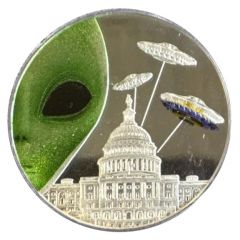 1 Ounce - Aliens & UFO`s Over the Capitol Building