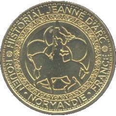 Monnaie de Paris Tourist Token - Historial Jeanne d`Arc Rouen Normandie France