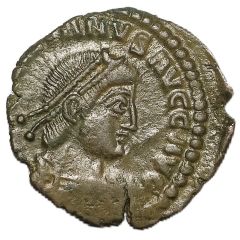 Nummus - Gratian GLORIA NOVI SAECVLI, Arelate