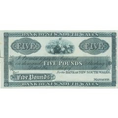 5 Pounds Bank of New South Wales