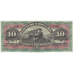 10 Colones Banco de Costa Rica