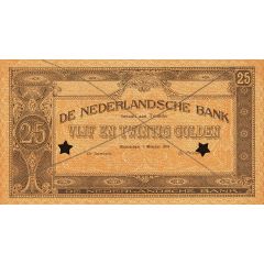 25 Gulden Spare Note