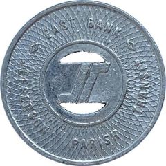 1 Base Fare - East Bank Jefferson Parish Transit New Orleans, Louisiana