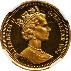 1/5 Crown - Elizabeth II Elephants