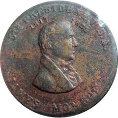 Token - James Monroe The Last Cocked Hat