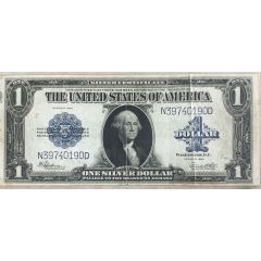 1 Dollar Large-Size Silver Certificate, `Horse Blanket`