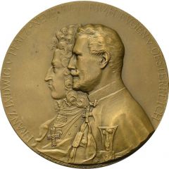 Inauguration of the Deutschmeister Monument in Vienna Archduke Eugen and Franz Ludwig
