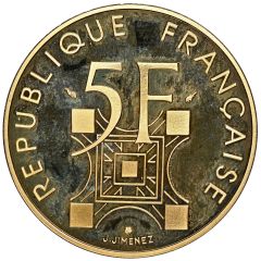 5 Francs Eiffel Tower