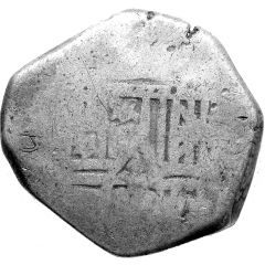 4 Reales - Felipe IV Sumenep countermark