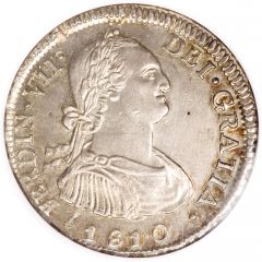 4 Reales - Fernando VII bust of Carlos IV