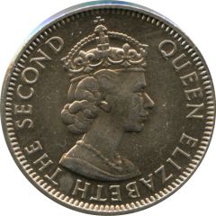 25 Cents - Elizabeth II F.A.O.