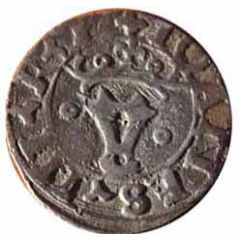 Vintém `O-O`– João III Lisbon mint