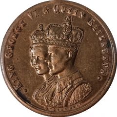 Medal - Coronation of King George VI and Queen Elizabeth Event Medal