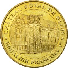 Monnaie de Paris Tourist Token - Château Royal de Blois Escalier Francis I