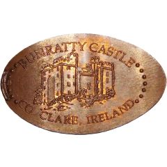 Elongated Coin - Bunratty Castle Co Clare