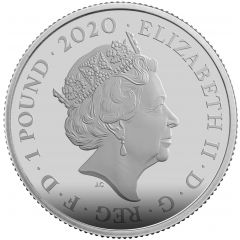 1 Pound - Elizabeth II James Bond - II, Silver Proof