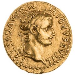 Aureus - Tiberius PONTIF MAXIM
