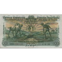 1 Pound Hibernian Bank