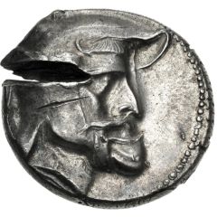 Tetradrachm - Oborzos Fire altar without standard