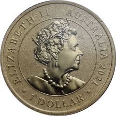 1 Dollar - Elizabeth II 6th Portrait - 95th Birthday Queen Elizabeth II