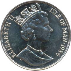 1 Crown - Elizabeth II 3nd portrait, Wedding