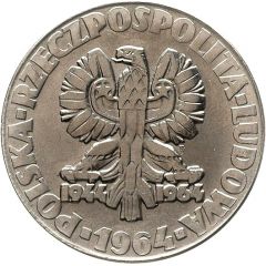 20 Zlotys 20th Anniversary of People`s Republic of Poland,Trial Strike CuNi