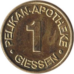 1 Taler - Pelikan Apotheke Giessen