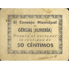 50 Céntimos Gérgal