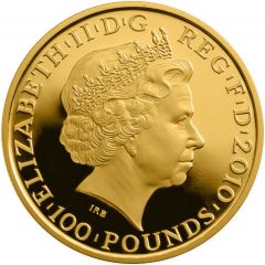 100 Pounds - Elizabeth II Neptune - Citius, Gold Proof