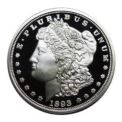 1 oz Silver Morgan Silver Trade Unit