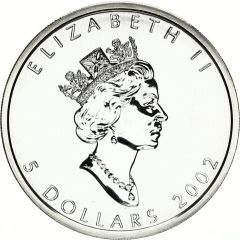5 Dollars - Elizabeth II 1 oz. Spring Maple Leaf