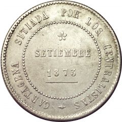 5 Pesetas - Cantonal Revolution