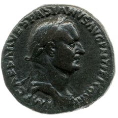 Sestertius - Vespasian PAX AVGVSTI S C, Pax