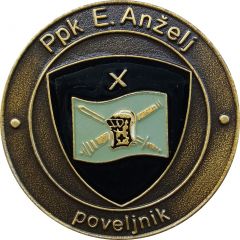 Slovenska vojska 72. Brigada, poveljnik Ppk E. Anželj