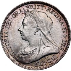 6 Pence - Victoria 3rd portrait