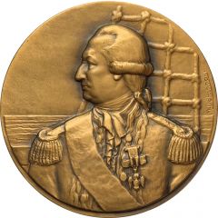 Medal - Launch of the Ocean Liner De Grasse