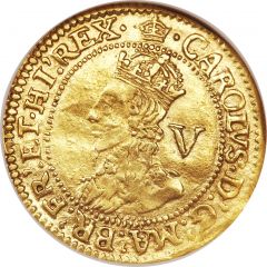 1 Crown - Charles I Tower mint, 4th bust